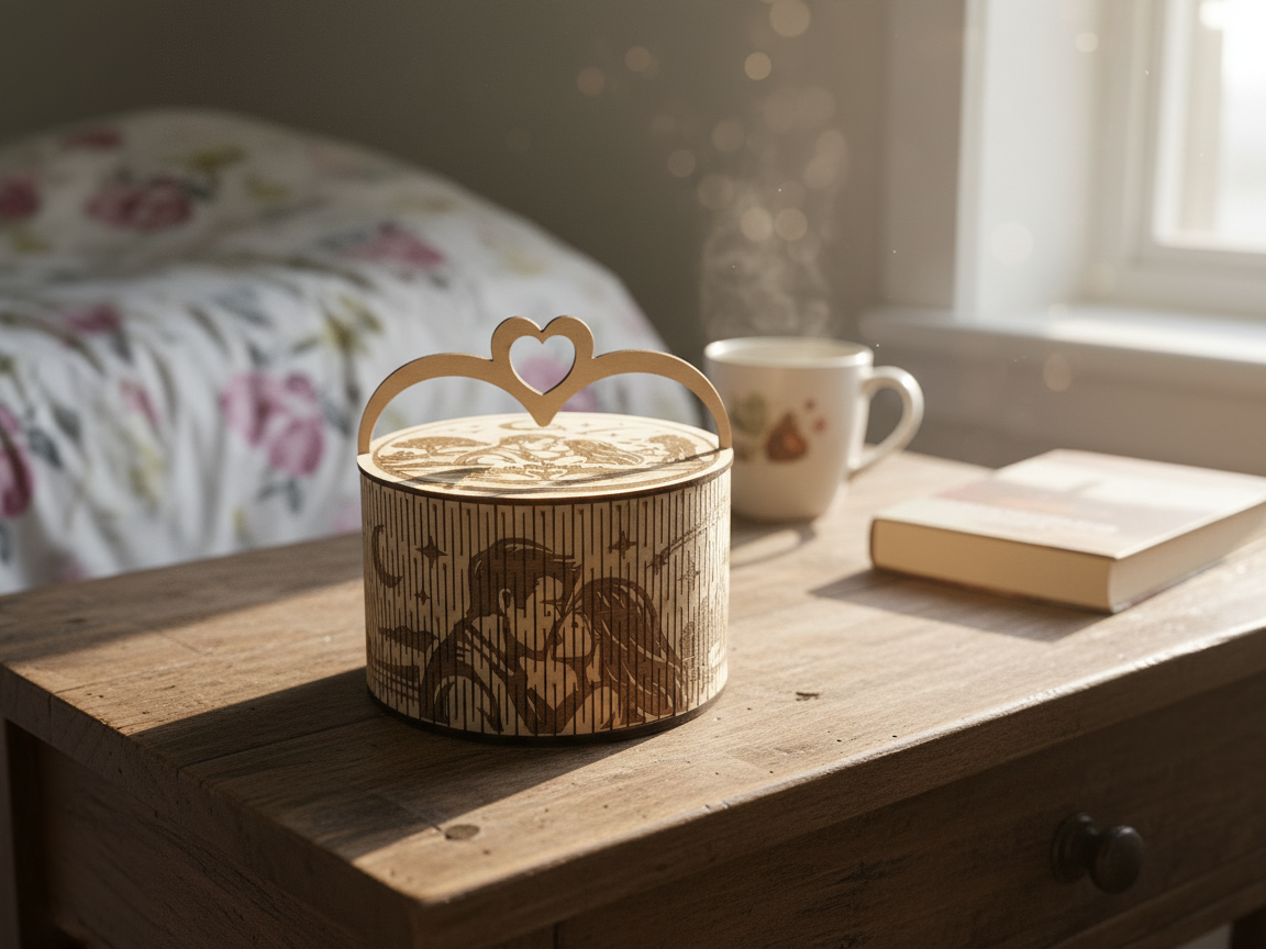 Romantic Mystery Treasure Box gift box design