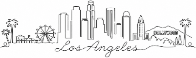 Los Angeles One Line Art.xcs