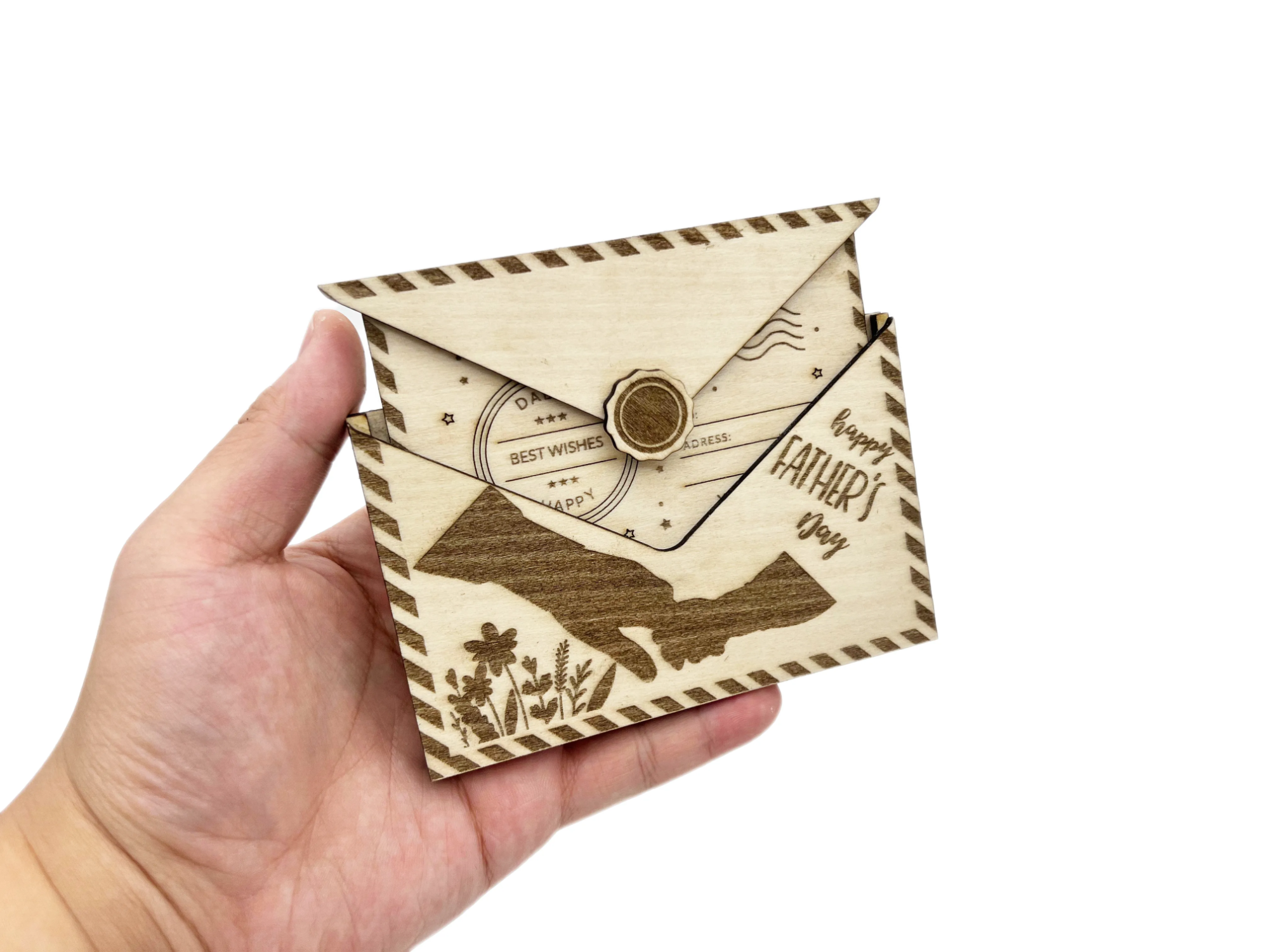 Card with Movable Envelope birthday invitation card idea