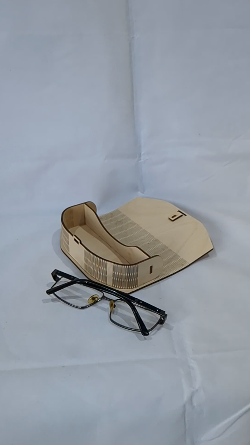 [Laser cut and engrave] Gift box case for eyeglasses, laser cutting design, greeting boxes. Template for laser cut mashines, DIY box, gift for her or him, birds pattern.