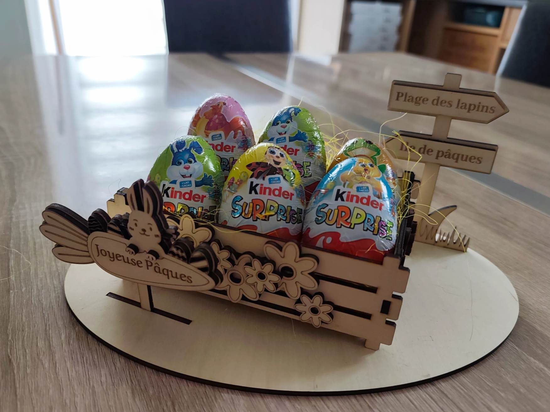 16 Pcs Oeufs de Pâques à Suspendre, Oeufs en Plastique, Oeufs de Pâques