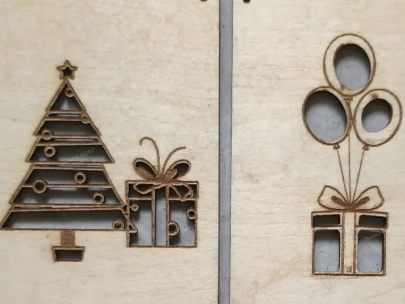 Cash gift, money card, wooden card, wooden gift card, gift tag secret santa gift idea