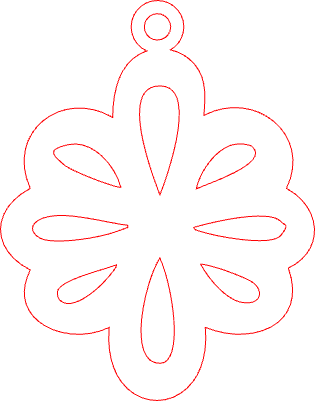 Blooming Flower- Earrings.xcs