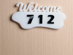 xTool WonderPress: Resin Welcome Door Sign