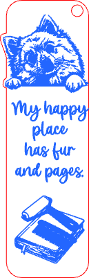 German Spitz Bookmark.xcs