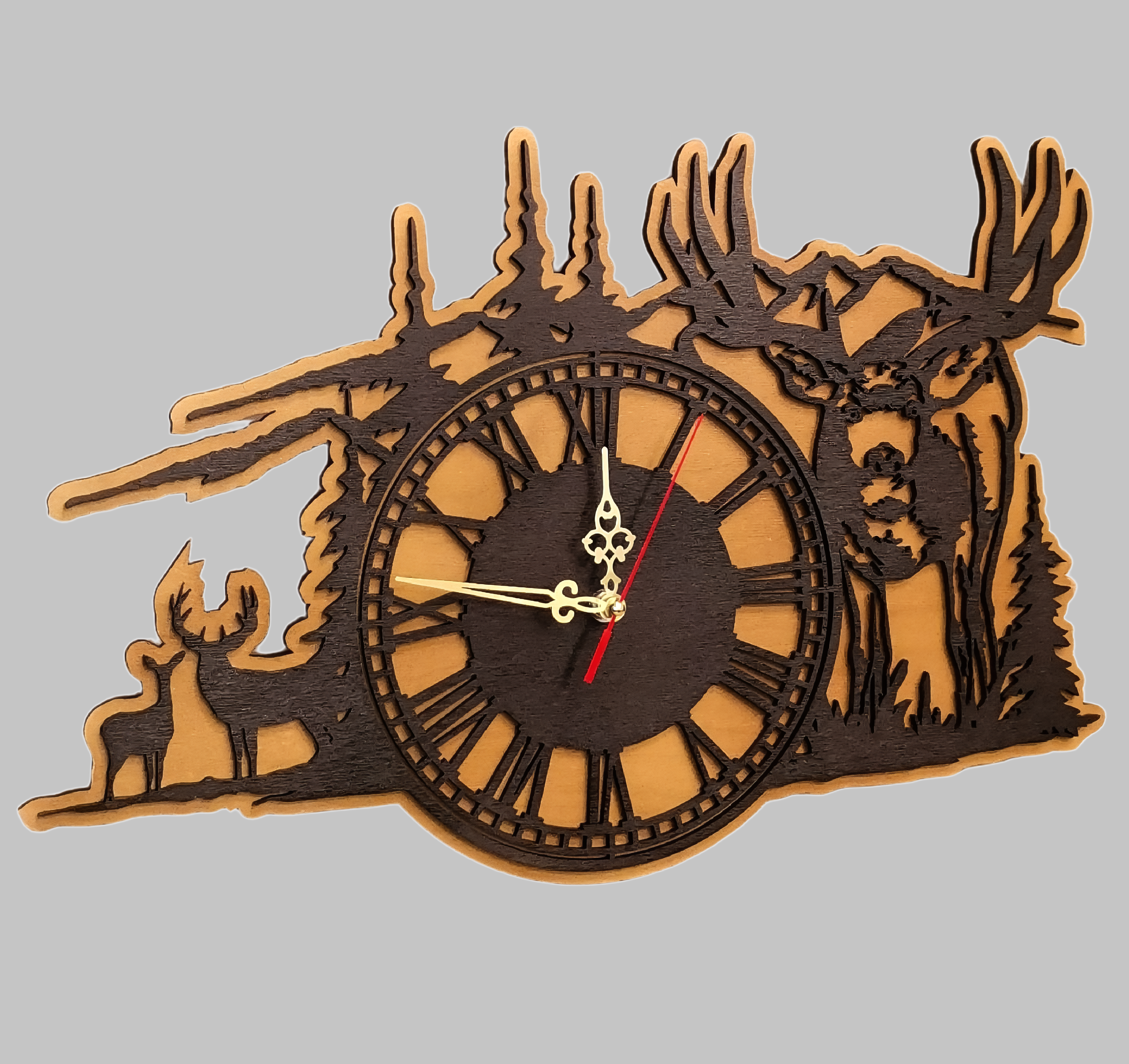 Forest Deer Wall Clock wall clock design