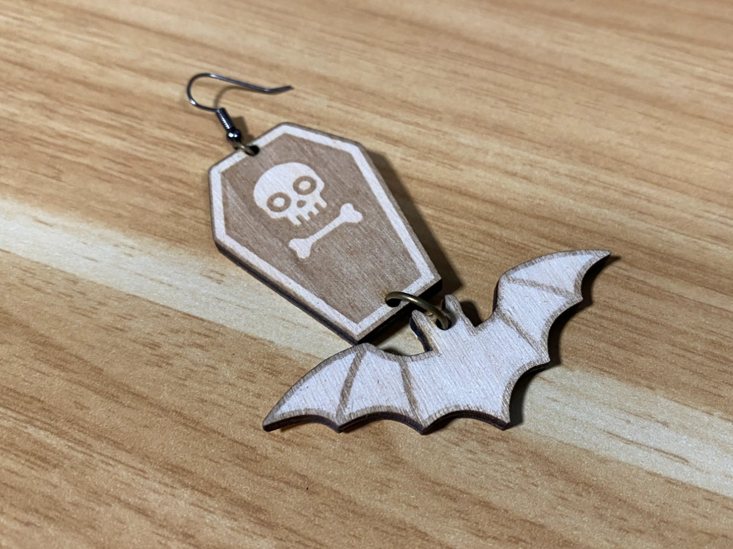 Last minute Halloween Earrings