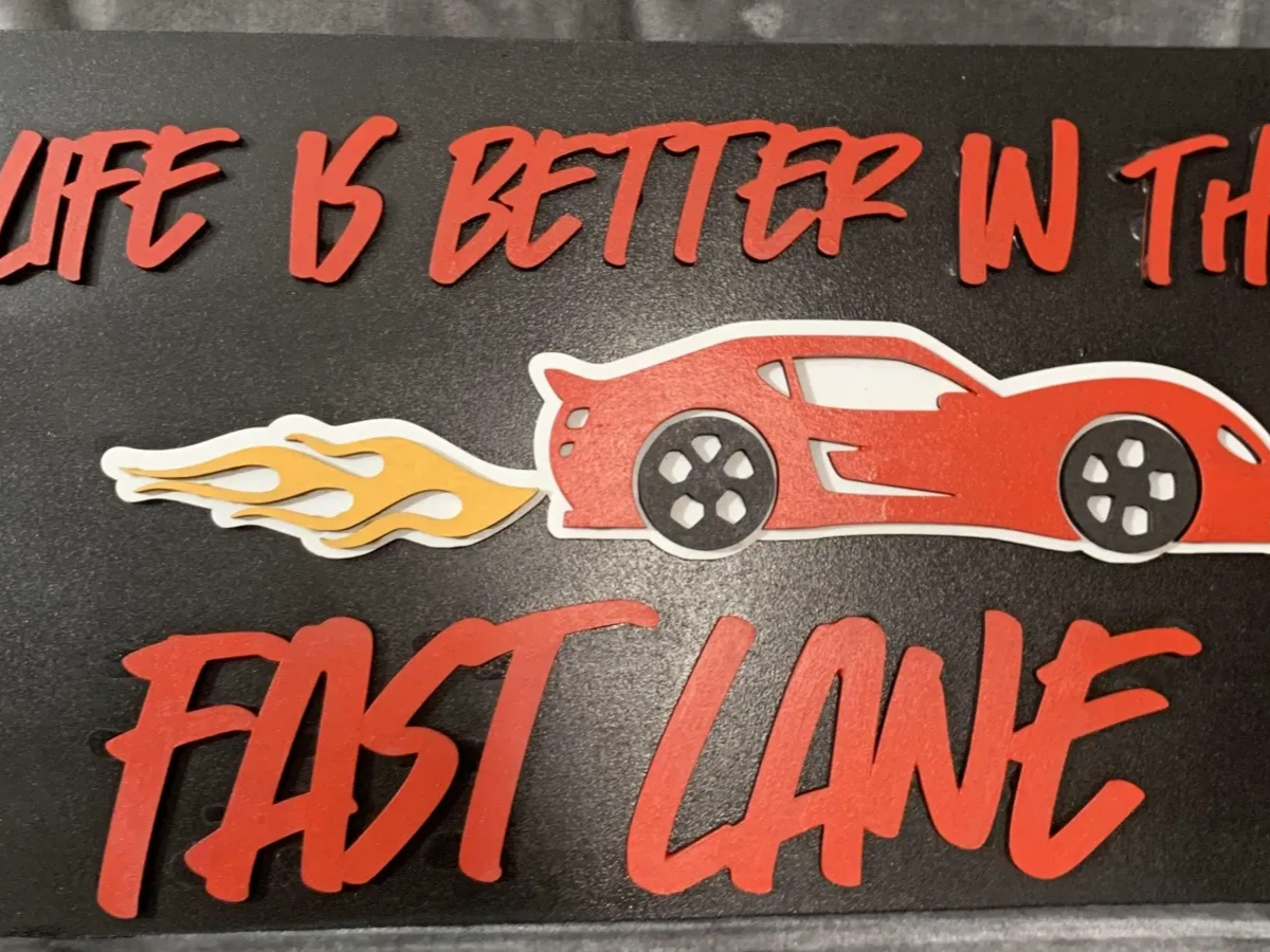 Car Enthusiast Sign for Man Cave gift for him design