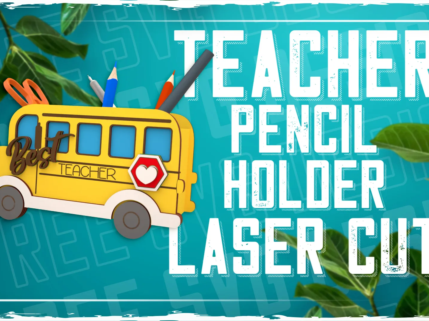 Teacher Pencil Holder Desk Organizer teacher gift design