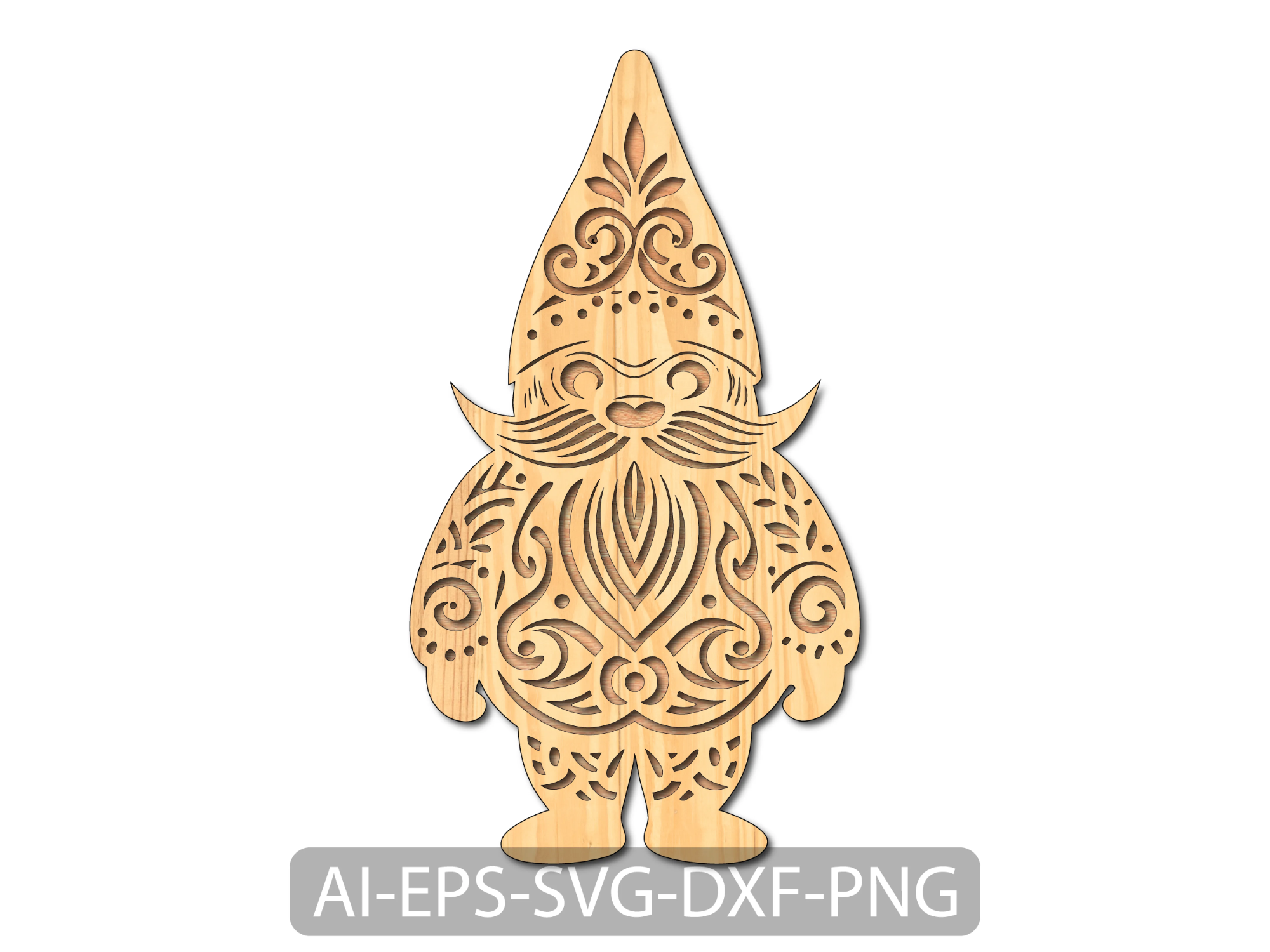 Christmas Gnome free Christmas SVG laser cut design