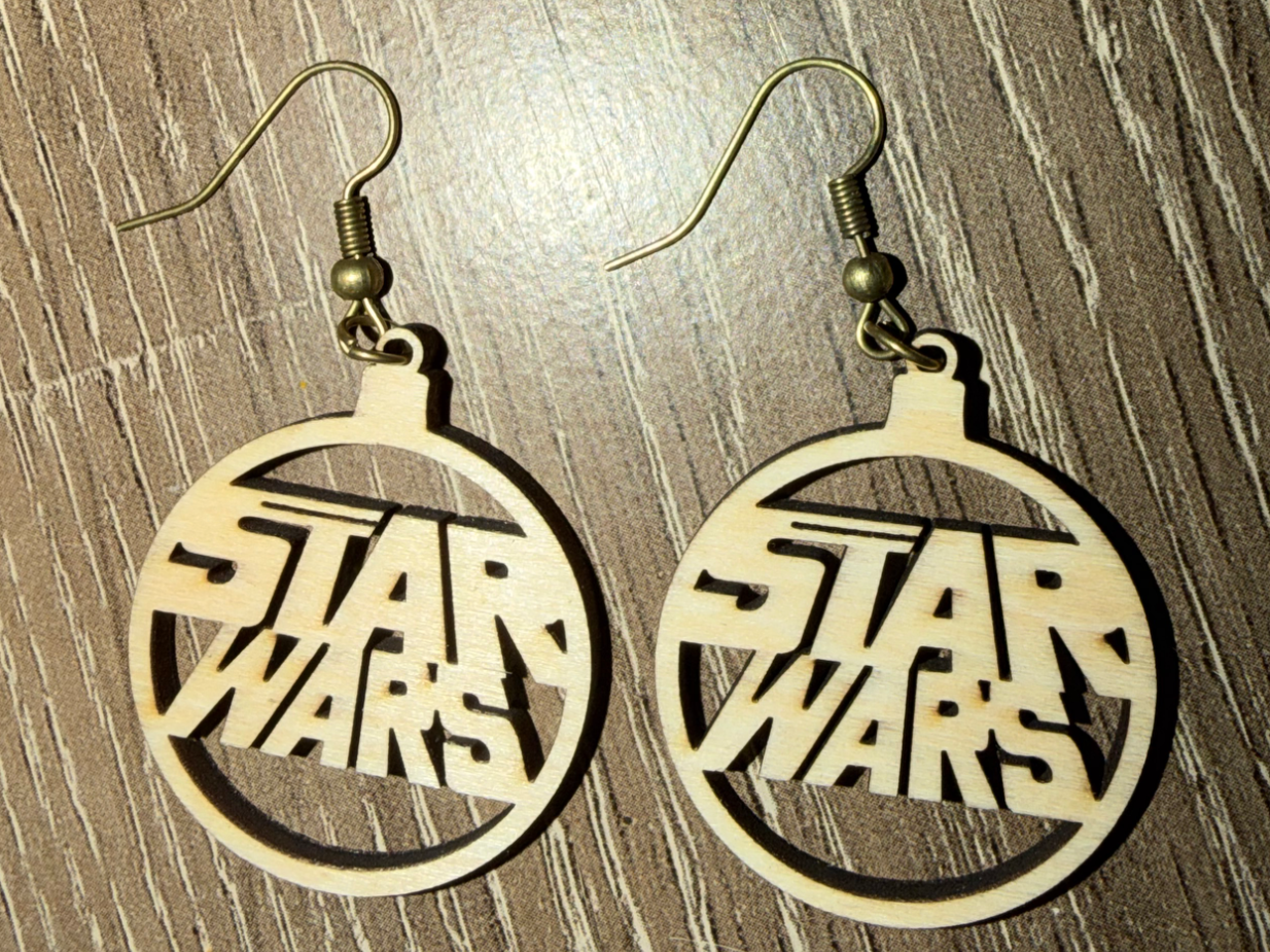 Star Wars inspired earrings idea