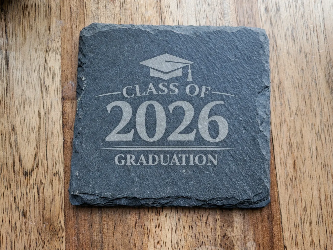 Class of 2026 graduation themed coaster