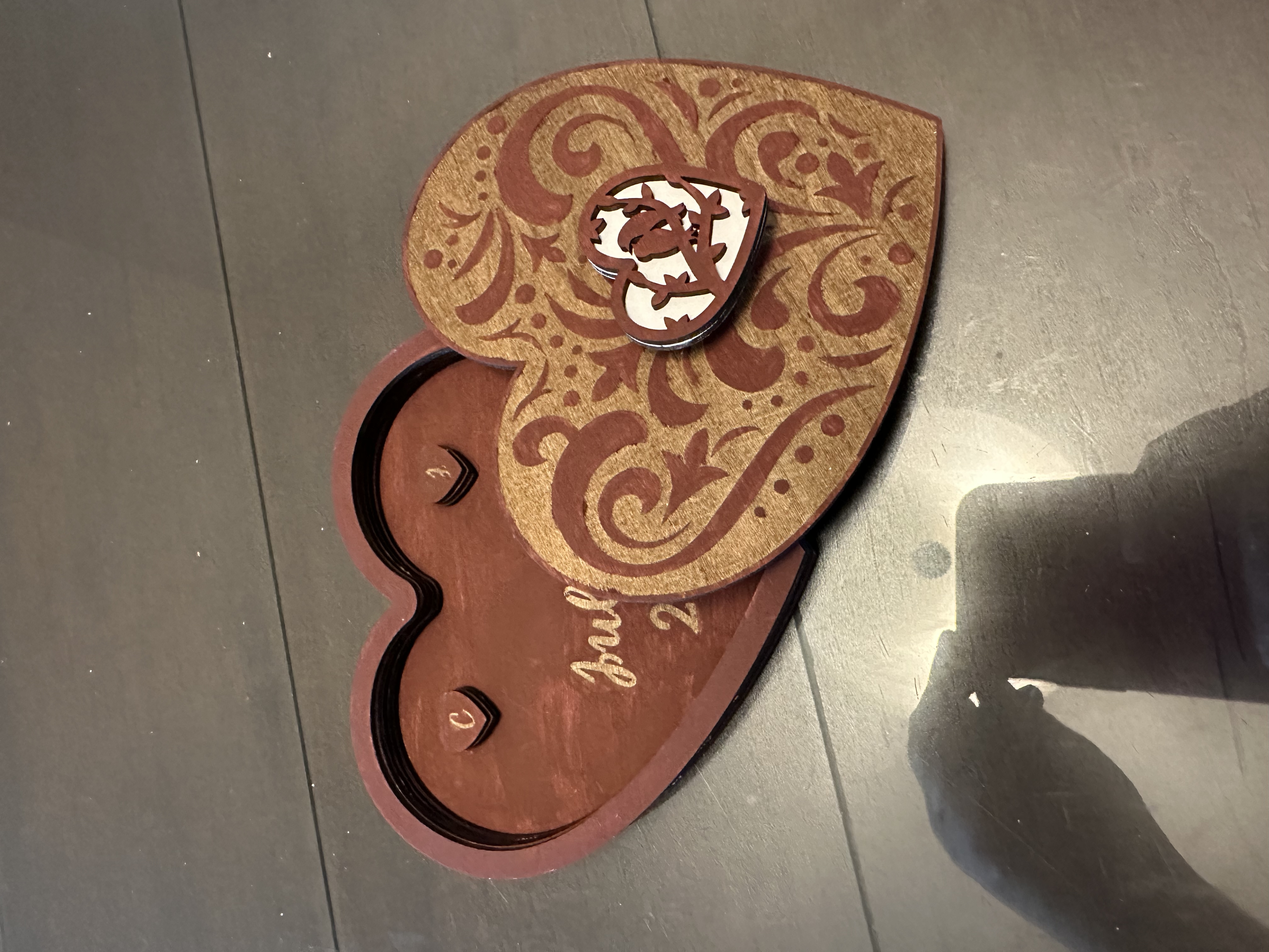 Heart Ring & Keepsake Box birthday gift for mom idea