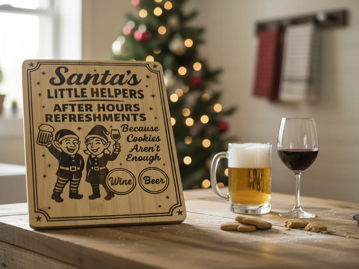 "Santa's Lil Helpers" Parents Edition christmas gift design