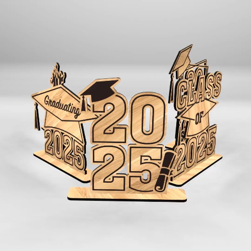 [Laser cut and engrave] Senior 2025 Stand