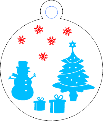 Adorno Navideños-Bola arbol regalos.xcs
