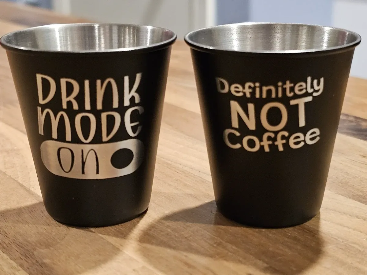 Set of Engraved Shot Glasses groomsmen gift idea