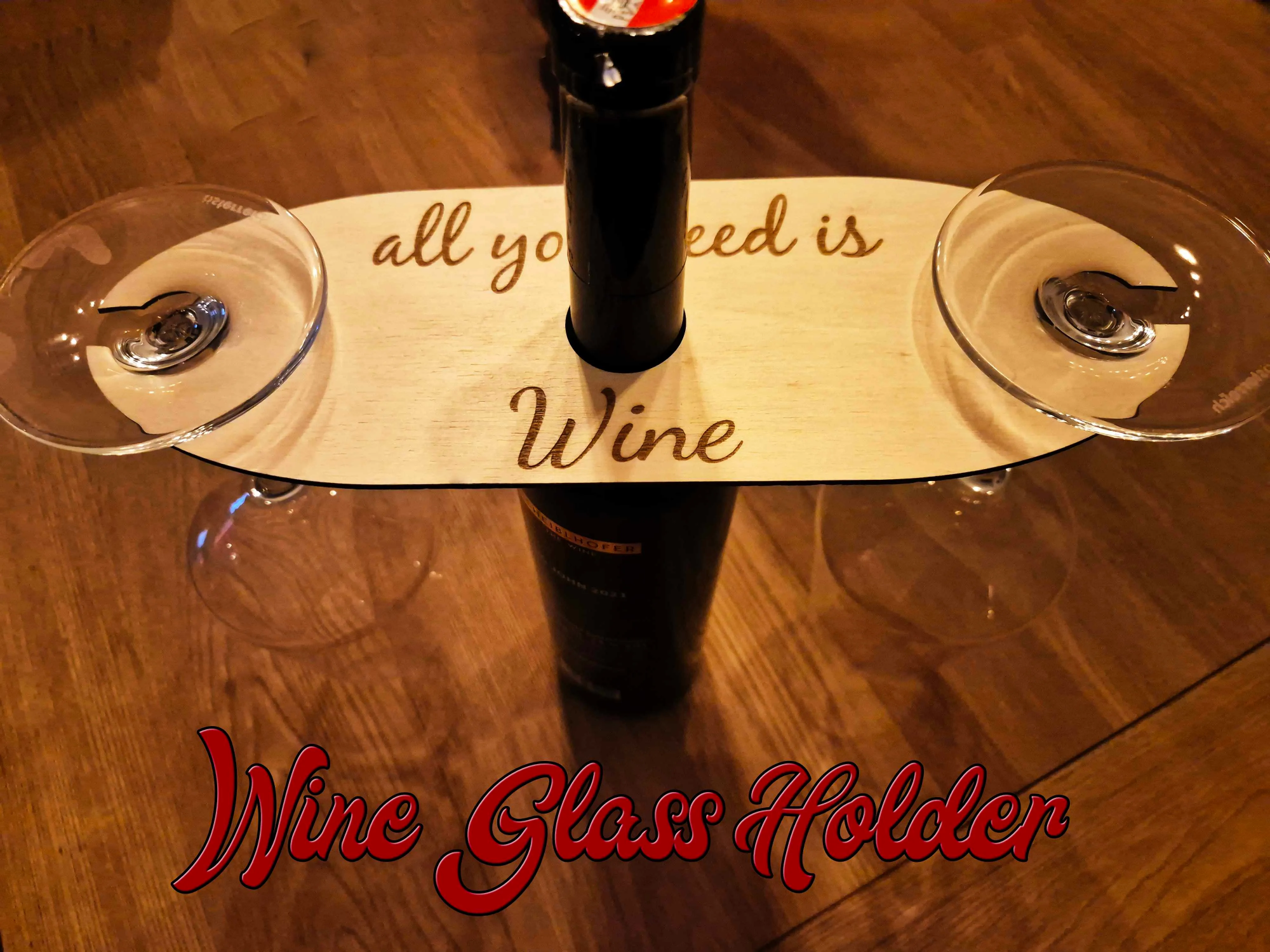 Wine Glass Holder gift design