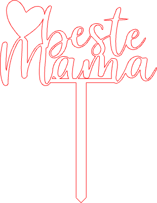 Cake Topper Beste Mama.xcs