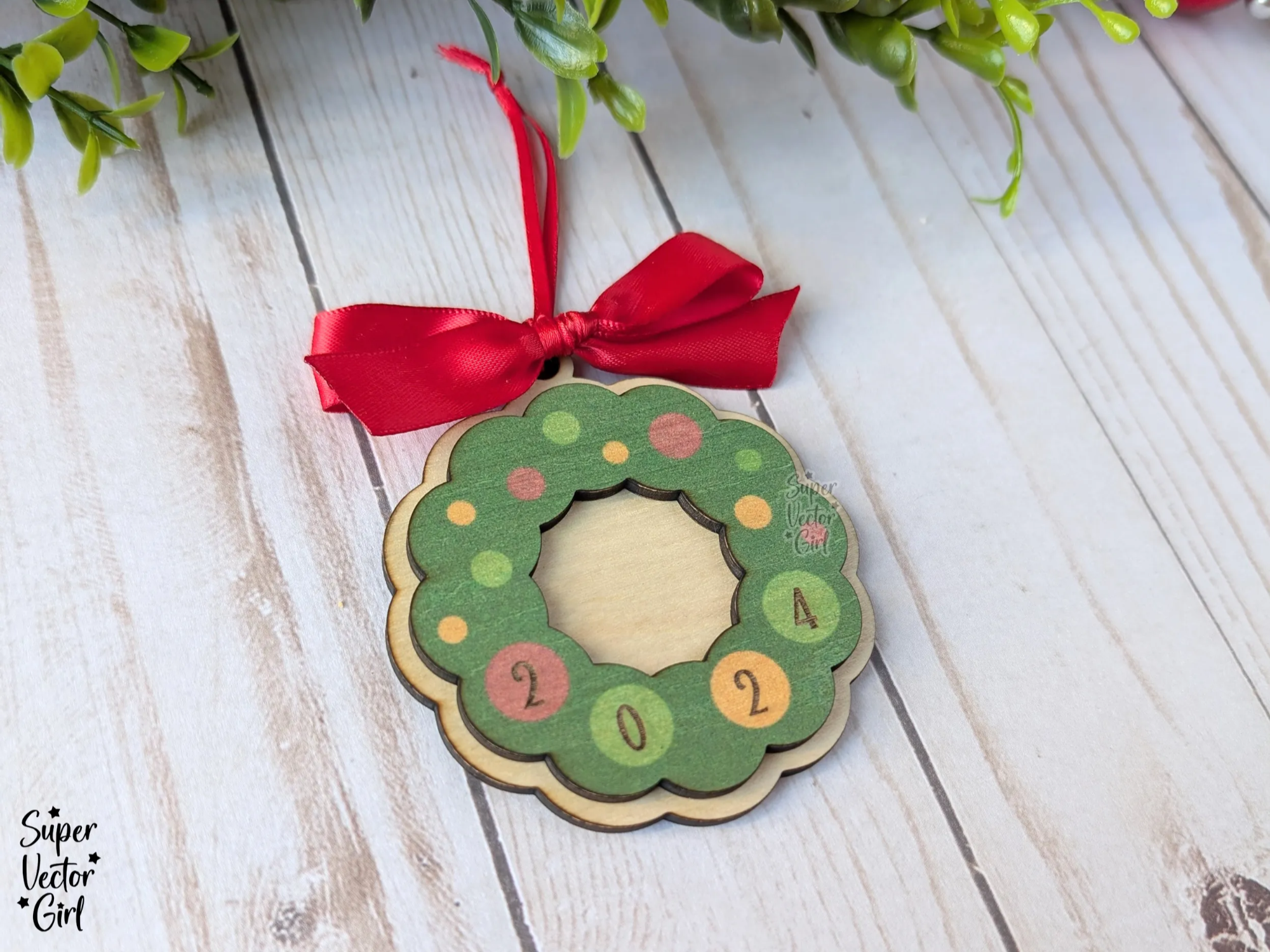 Weihnachtskranz Ornament Weihnachts Türdekoration Idee
