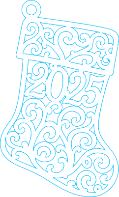 2025 Christmas Stocking Ornament.xcs