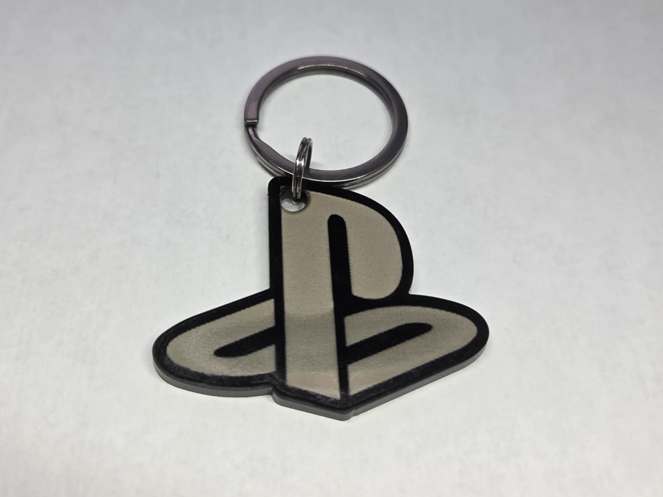 PlayStation Logo Keychain gift for teens idea