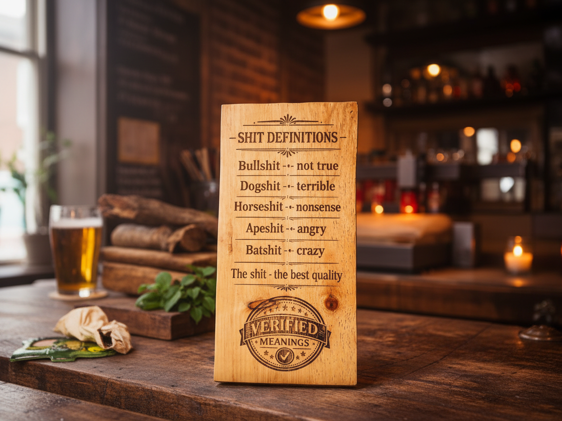 Cedar Board "Funny Definition" Sign gift design