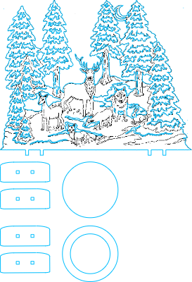 Waldtiere treffen sich an Weihnachten.xcs