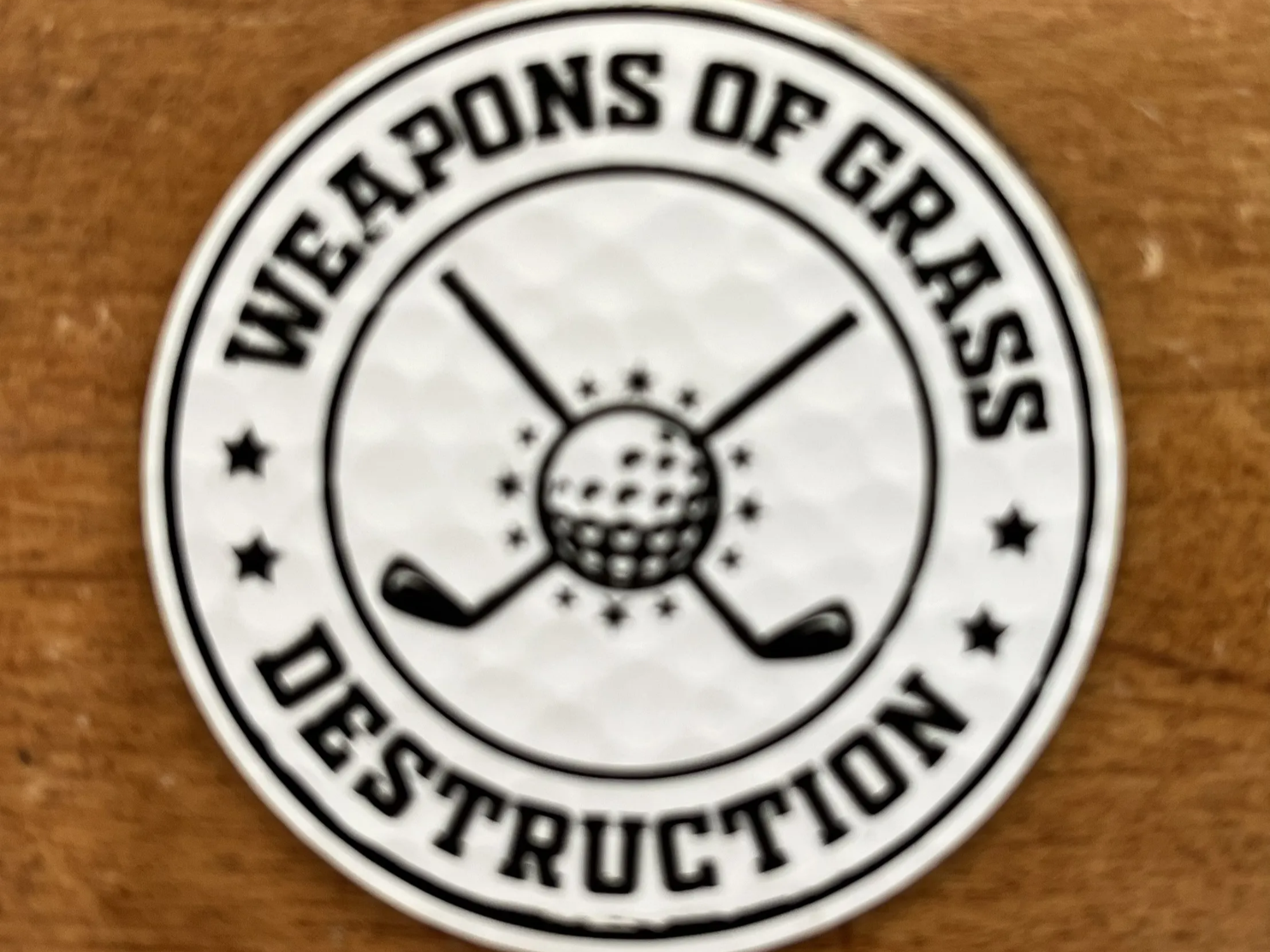Golf Ball Leatherette Accessory gift idea