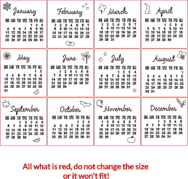 Shadow Box Calender.xcs