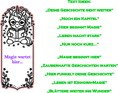 Lesezeichen Einhorn V1.xcs