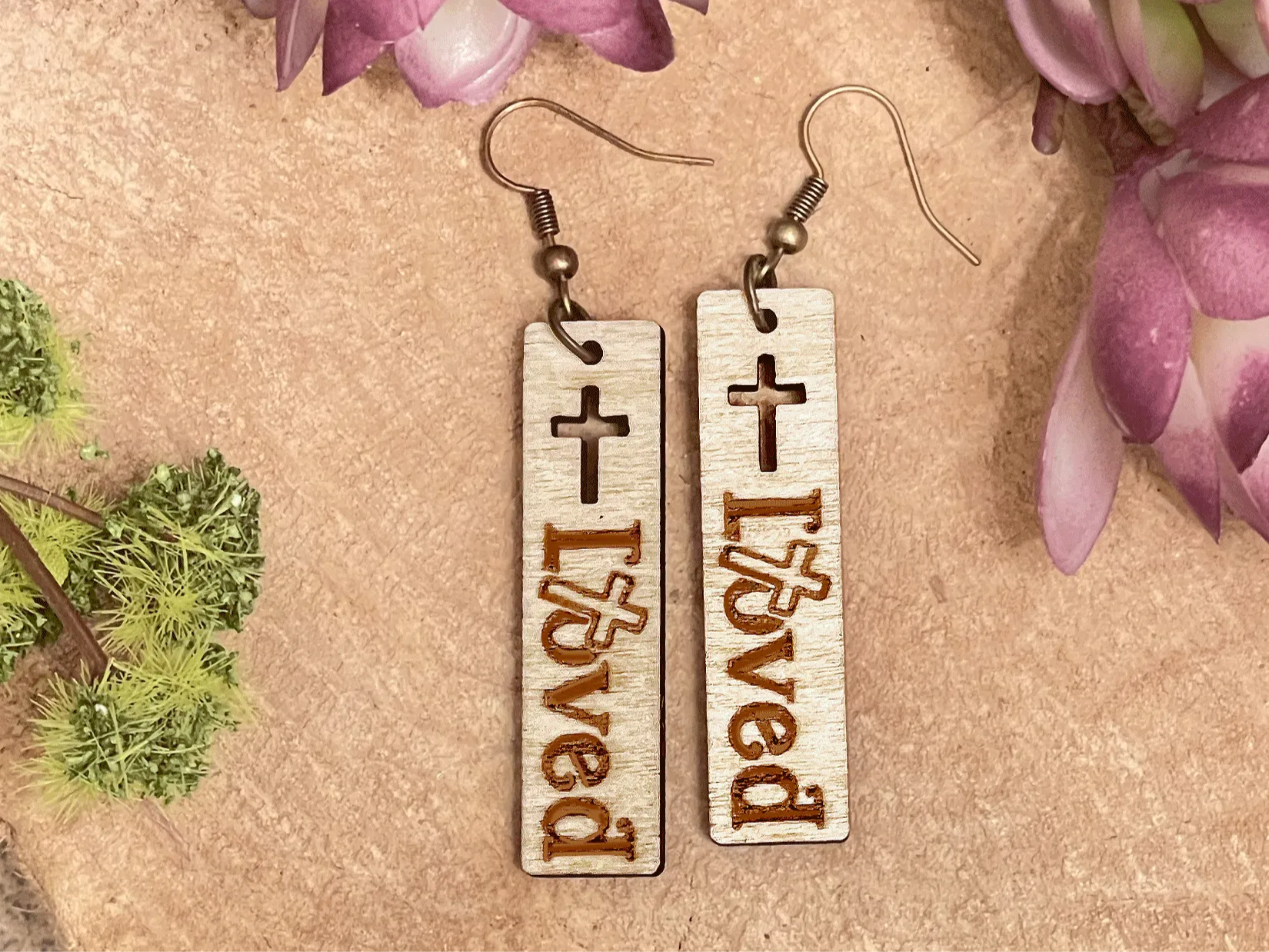 Christian Loved Earrings gift for her design