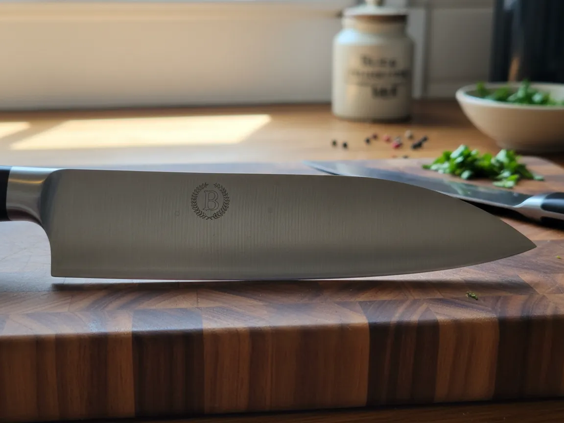 Monogrammed Professional Chef Knife laser engraved metal kitchen idea