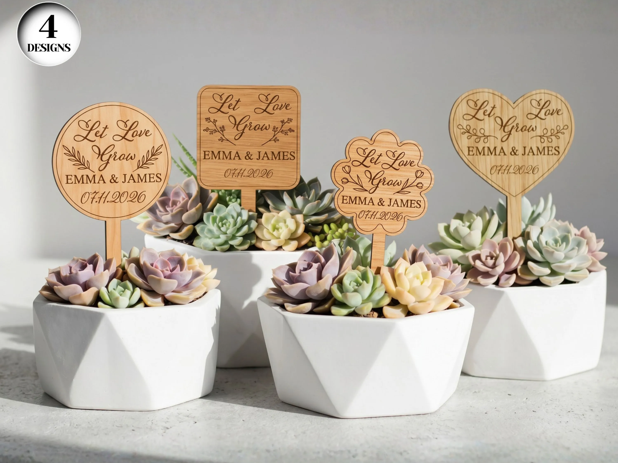 Wedding Plant Tag Favors wedding favor return gift idea