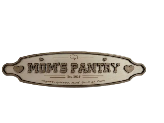 Wood Pantry Sign