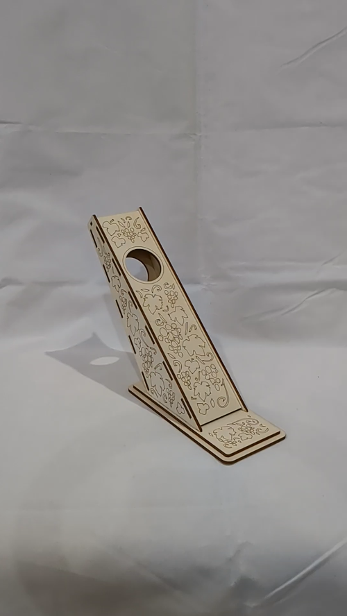 [Laser cut and engrave] Gift Wine Bottle Holder Laser Cut Template, Model Party Decor, Laser Cutting Design