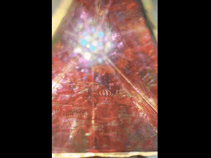 Acrylic Colored Church Bethlehem Star Kaleidoscope