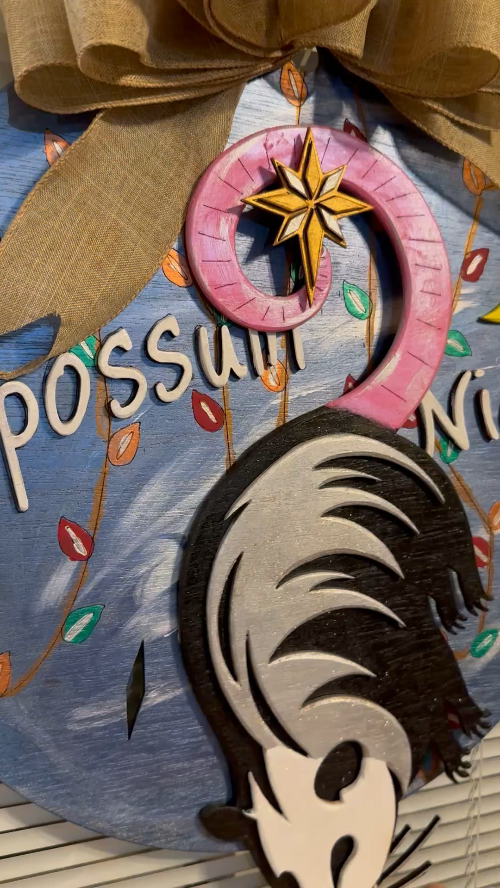 [Laser cut and engrave] New Years Eve “O’possum Drop”