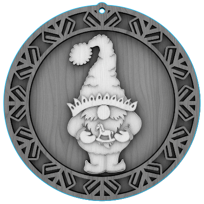 Gnom als 3d Ornament.xcs