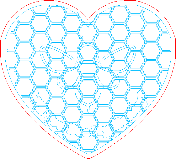 Valentine Bee Sign- 40W S1.xcs