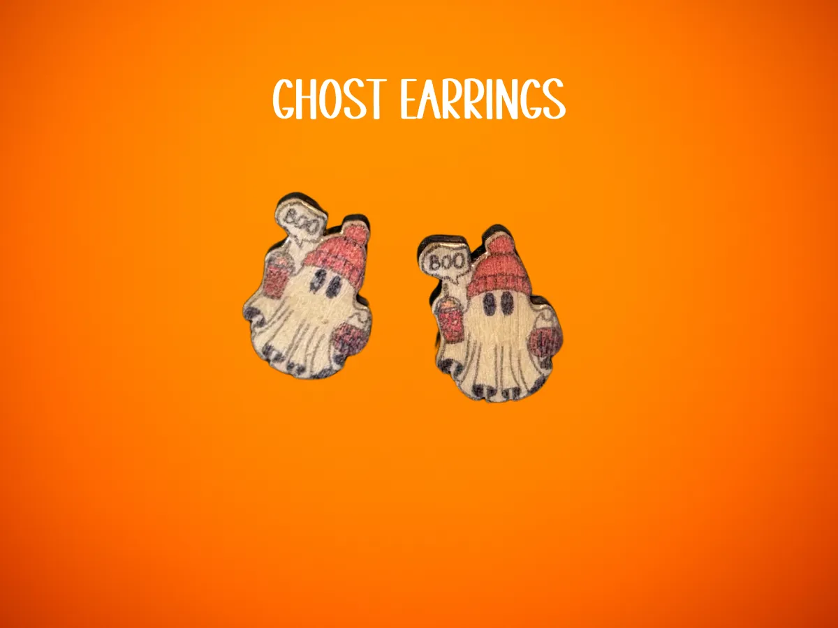 Ghost earrings