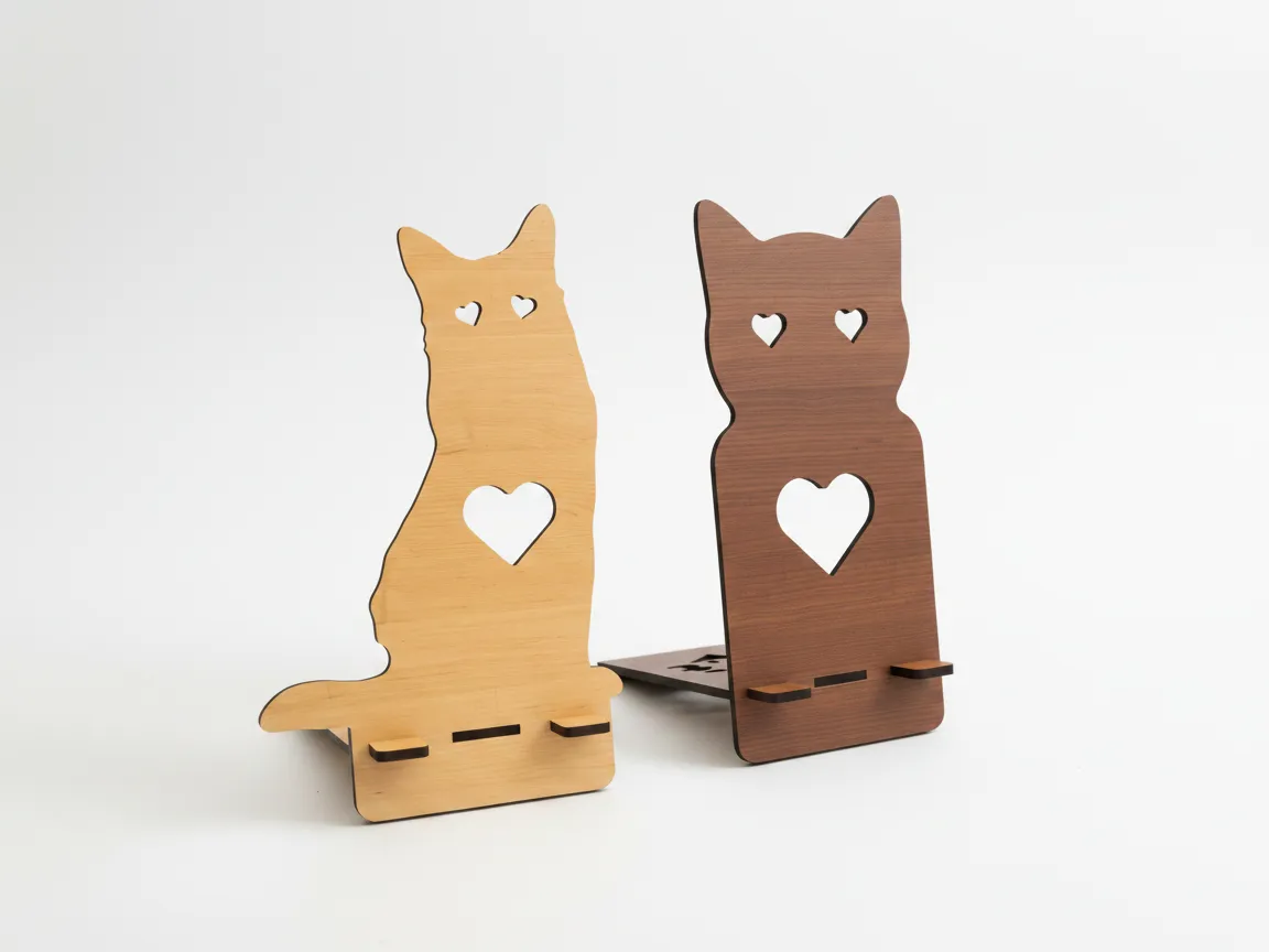 Cat Phone Stand and Desk Dock office desk decor idea