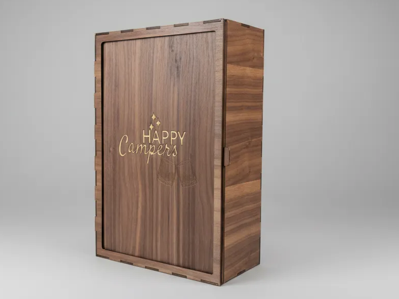 Whiskey Gift Box with Sliding Lid & Inlay gift box design