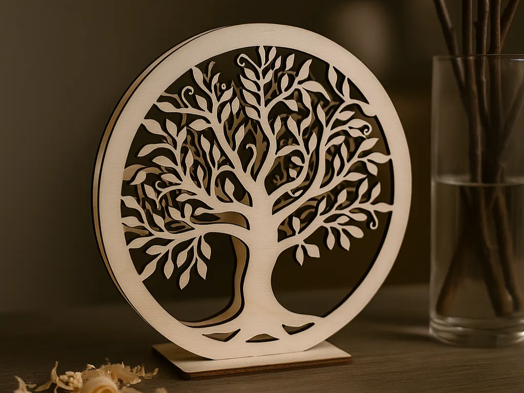 Laser Cut Tree of Life Wall Art gift for her design