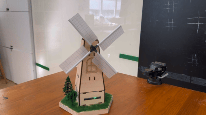 [Laser cut and engrave] Windmill metronome