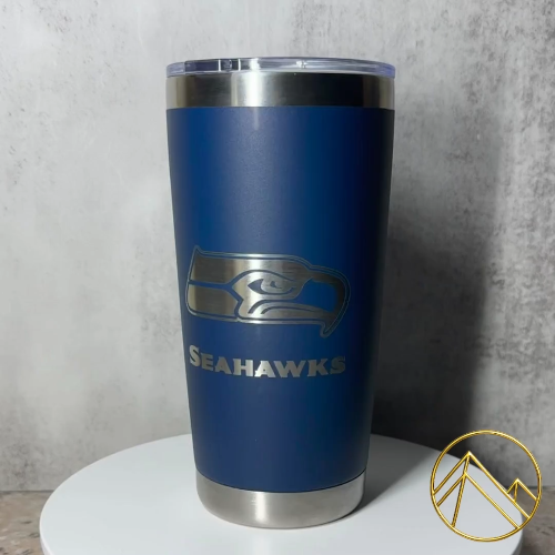 [Laser cut and engrave] Seattle Seahawks 20oz Coffee Tumbler