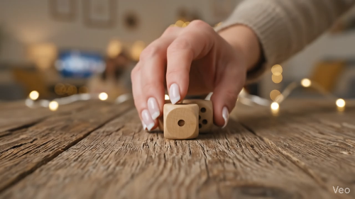 [Laser cut and engrave] Laser Engraved Wooden Dinner Decision Dice with Food and Activity Icons