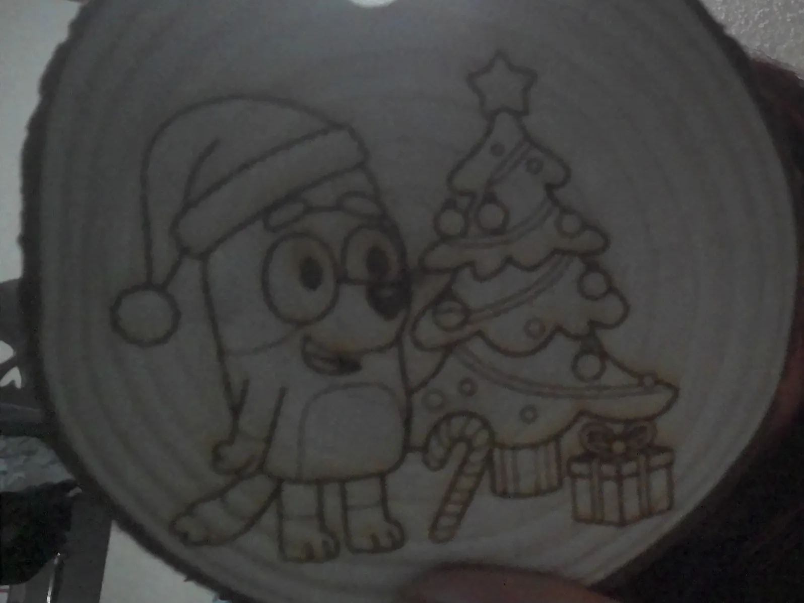 bluey personalized ornaments personalized ornament design on Atomm