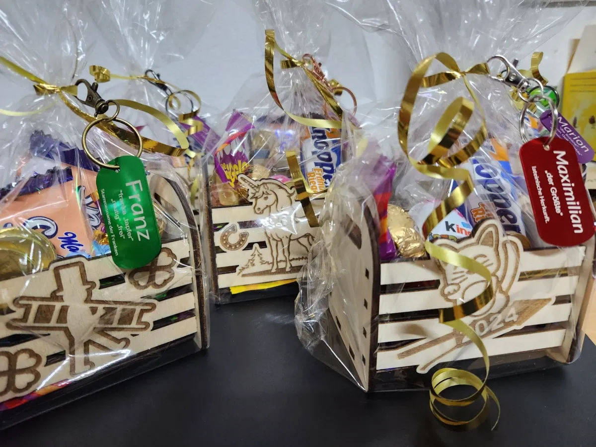 Good Luck Charm Basket, New Year's Gift new year gift design