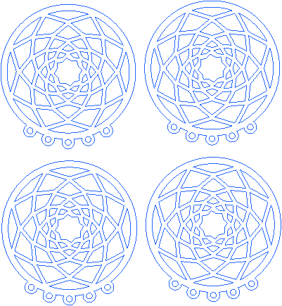 Dreamcatcher dangle earrings.xcs